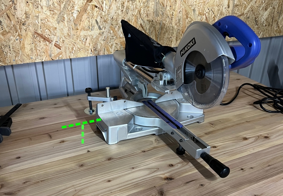 ハイコーキの卓上丸ノコの画像