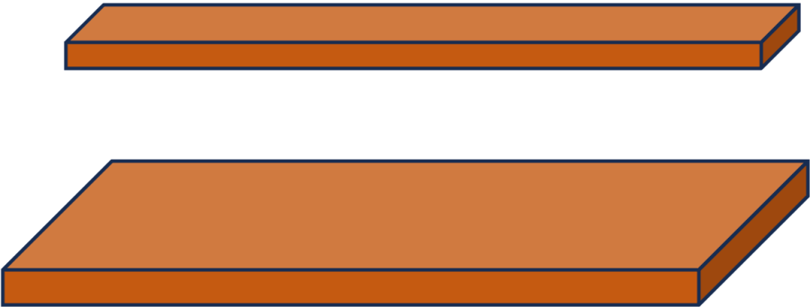 自作トリマーガイドに使う材料のイメージ図